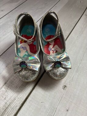 Disney Silver Glitter Ariel Dress Shoes